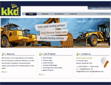 Tablet Screenshot of kkdfinance.com